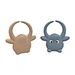 big horn sheep shaped natural latex teether toy
